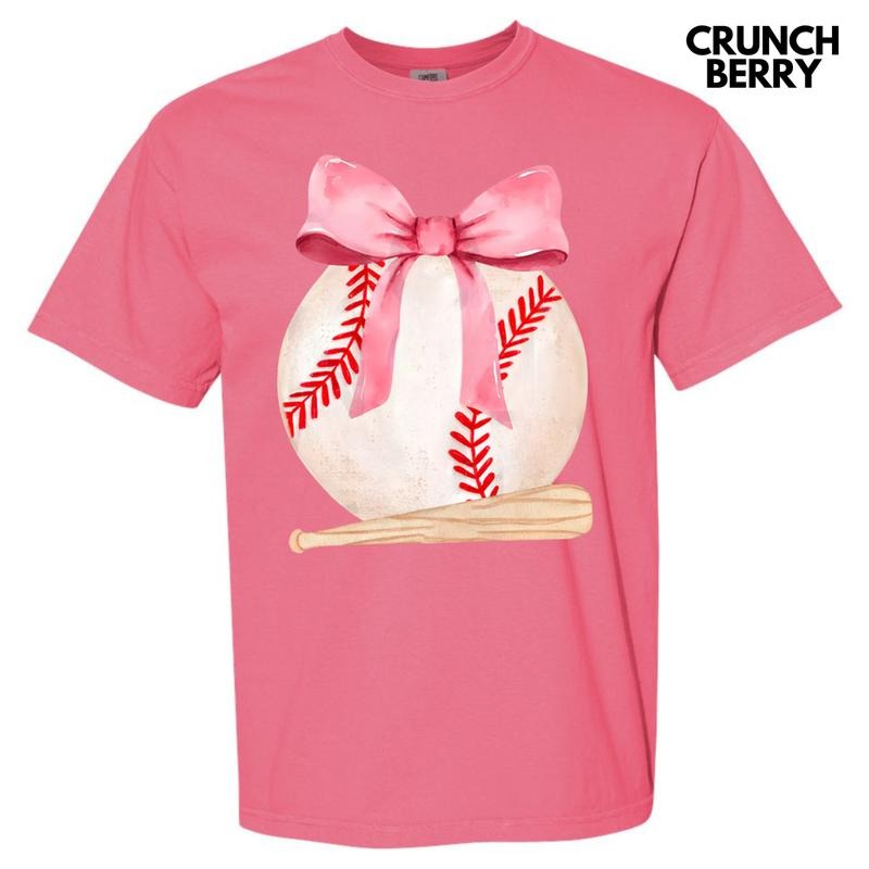 Baseball & Bat Coquette Comfort Colors T-Shirts, Hoodie, Sweatshirt