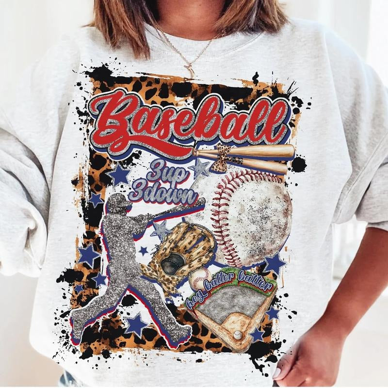 Baseball 3 UP 3 Down DTF Transfers - THIS IS NOT A SHIRT Hoodie, Sweatshirt | HypeCrazeTee.com