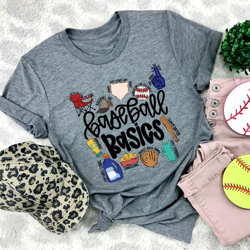 Baseball Basics DTF Transfers - THIS IS NOT A SHIRT Hoodie, Sweatshirt | HypeCrazeTee.com