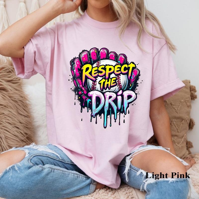 Baseball Drip Boys Ice Cream Drip Youth Respect The Drip T-Shirt, Ice Cream Shirt, Respect the Drip, Home Plate, Softball...