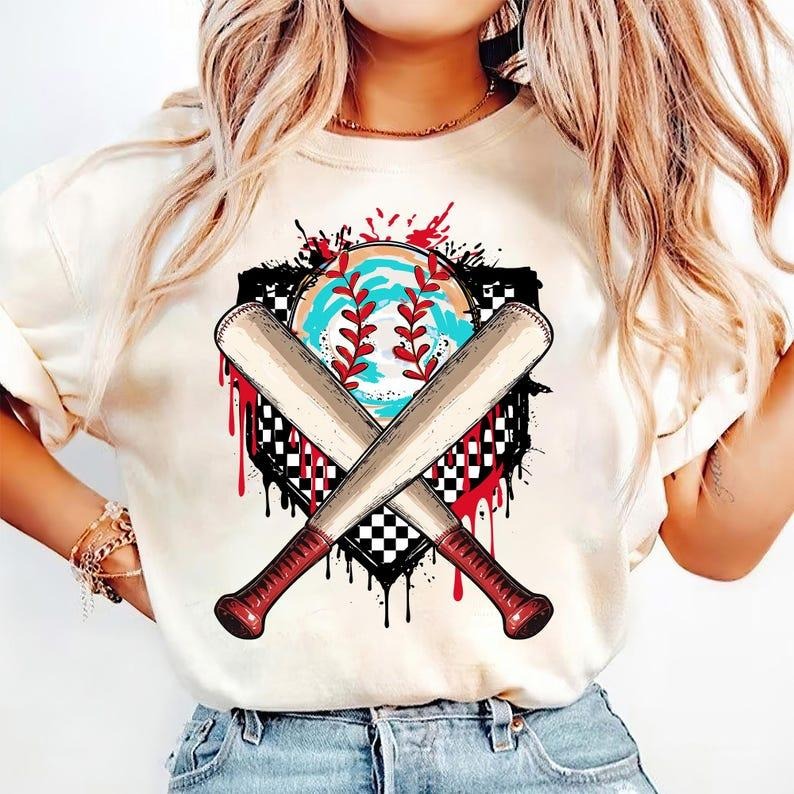 Baseball Game Day Drip with Home Plate Coquette and Retro Style T-Shirt Hoodie, Sweatshirt | HypeCrazeTee.com