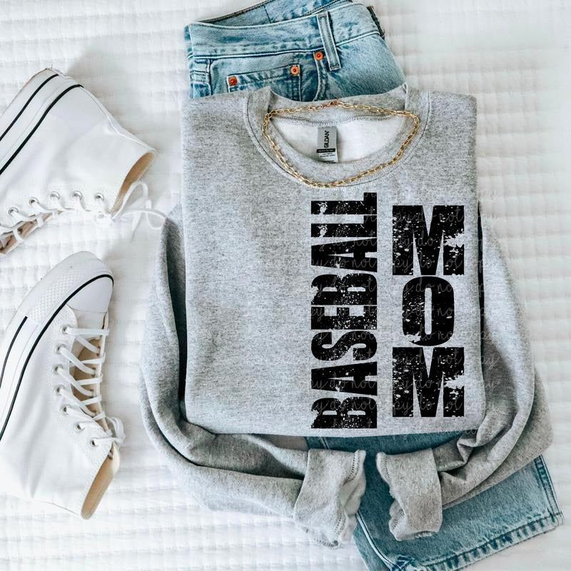 Baseball Mom DTF Transfers - THIS IS NOT A SHIRT Hoodie, Sweatshirt | HypeCrazeTee.com