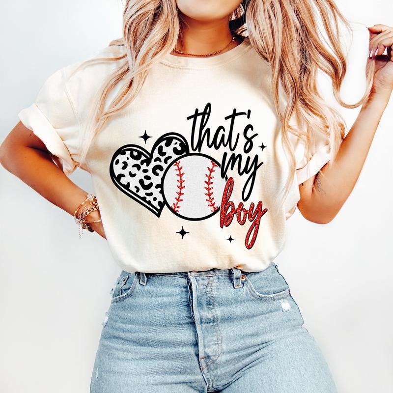 Baseball T-Shirt, Baseball Mom T-Shirt, Baseball Mama T-Shirt, Thats My Boy T-Shirt Hoodie, Sweatshirt | HypeCrazeTee.com