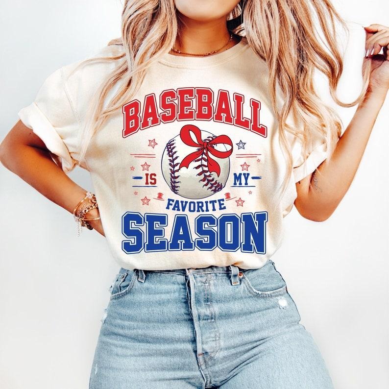 Baseball Is My Favorite Season Retro Baseball Game Day Mama T-Shirts, Hoodie, Sweatshirt