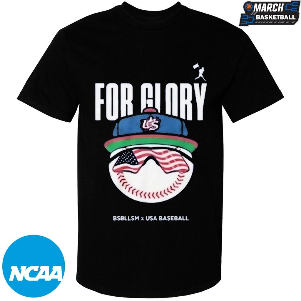 Baseballism x USA Baseball For Glory T-shirts