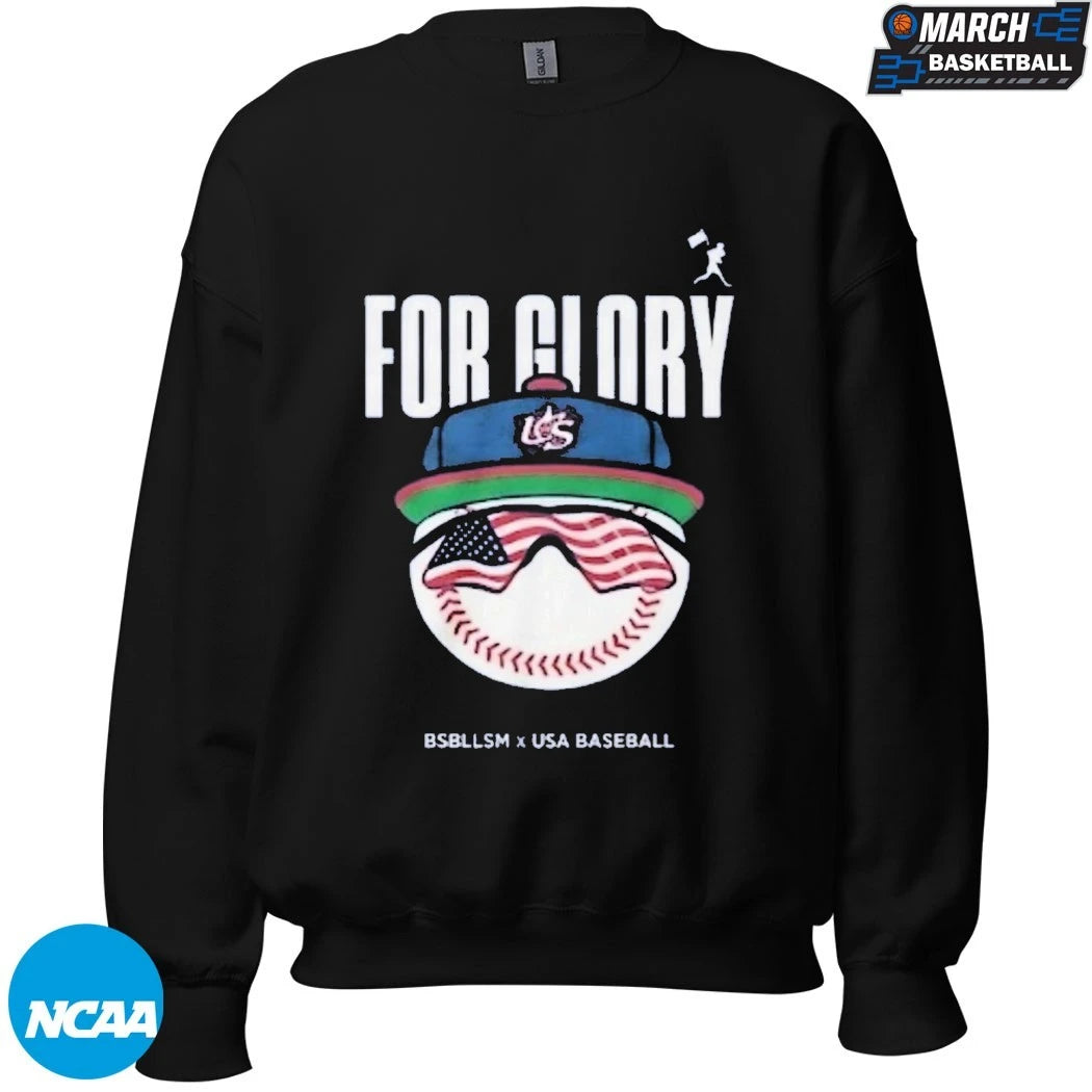 Baseballism x USA Baseball For Glory T-shirts