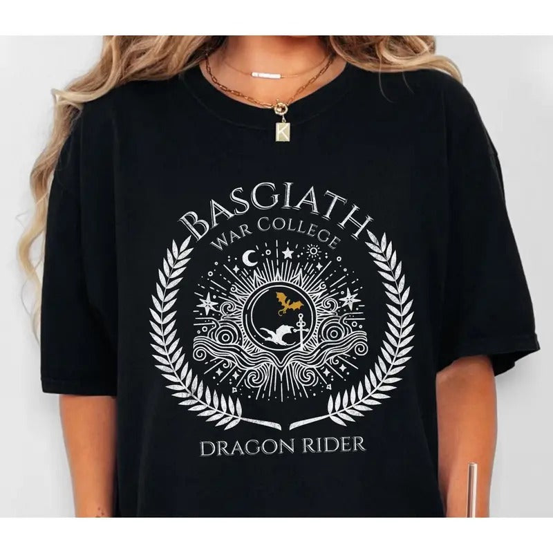 Basgiath War College Shirt, Dragon Rider Shirt, Fly or Die Shirt, Bookish Shirt, Basgiath Shirt, Dragon Lover Gift,...