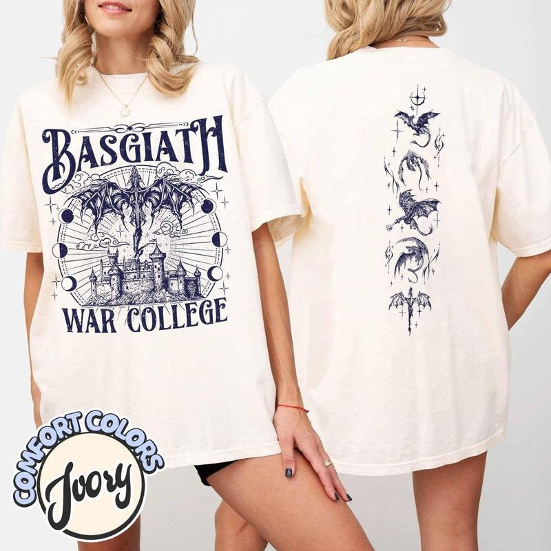 Basgiath War College Shirt, Dragon Riders Shirt, Fly or Die Tee, Riders Quadrant Tee, Fourth Wing Shirt, Women Gift,...