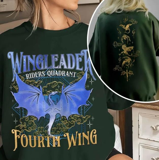 Basgiath War College Sweatshirt, Fourth Wing Riders Quadrant Hoodie, Dragon Rider Sweatshirt, Bookish Gift, Xaden...