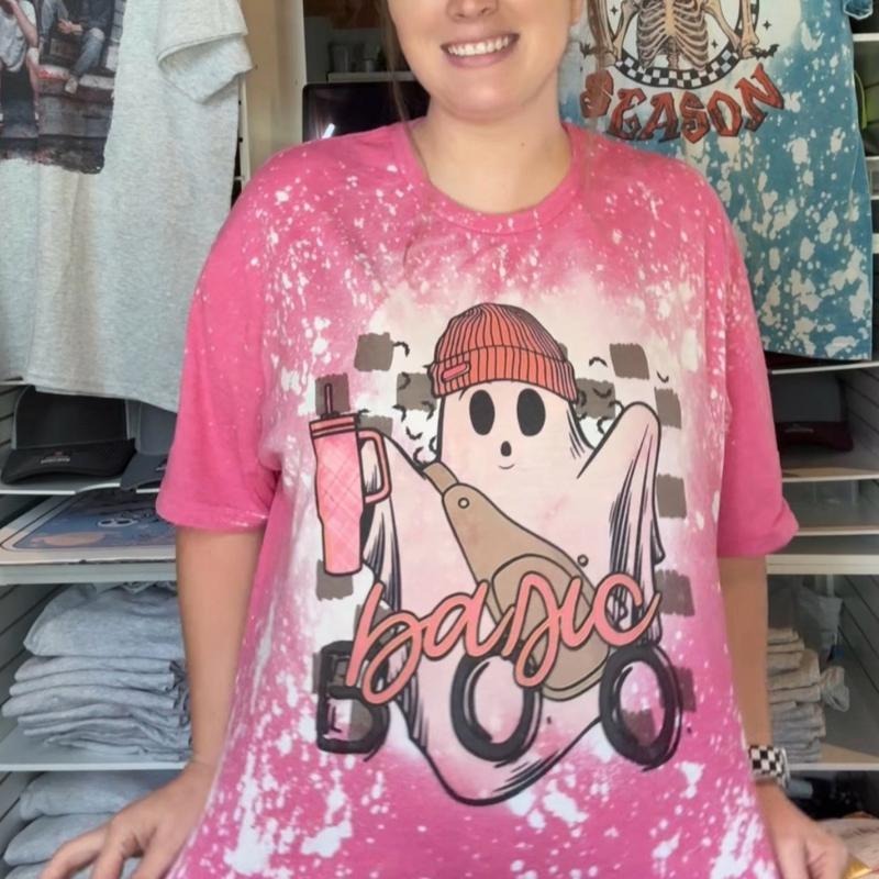 Basic Boo Bleached Gildan Berry Favorite Shirts T-Shirts, Hoodie, Sweatshirt