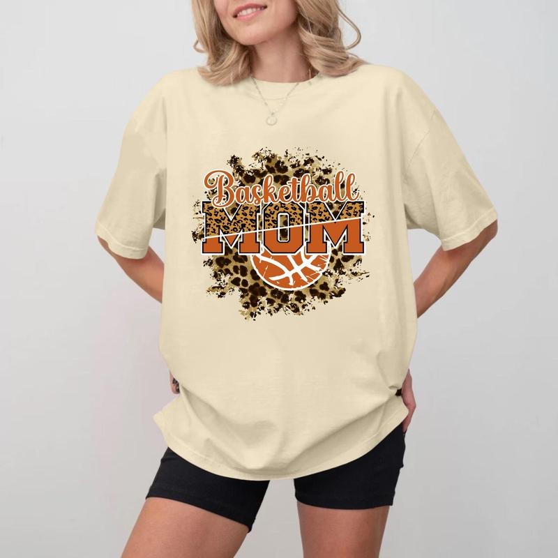 Basketball MOM Vintage Style Crewneck, Unisex Cotton T-shirt Hoodie, Sweatshirt | HypeCrazeTee.com