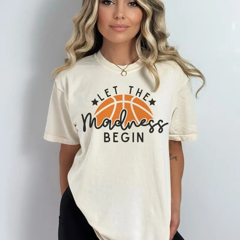 Basketball Madness Tshirt Basketball Tees Basketball T-Shirt Sports Madness Tshirts Womens Basketball Tees Sublimation...