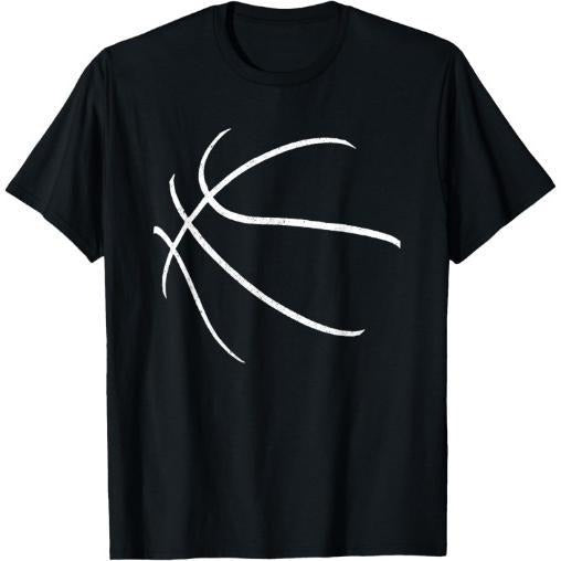 Basketball Silhouette Bball Player Coach Sports Baller Gift T-Shirt Made in USA Hoodie, Sweatshirt | HypeCrazeTee.com