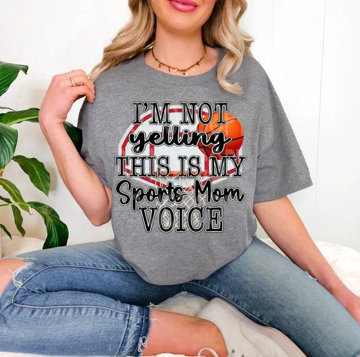 Basketball Sports Mom Voice DTF Transfers - THIS IS NOT A SHIRT Hoodie, Sweatshirt | HypeCrazeTee.com