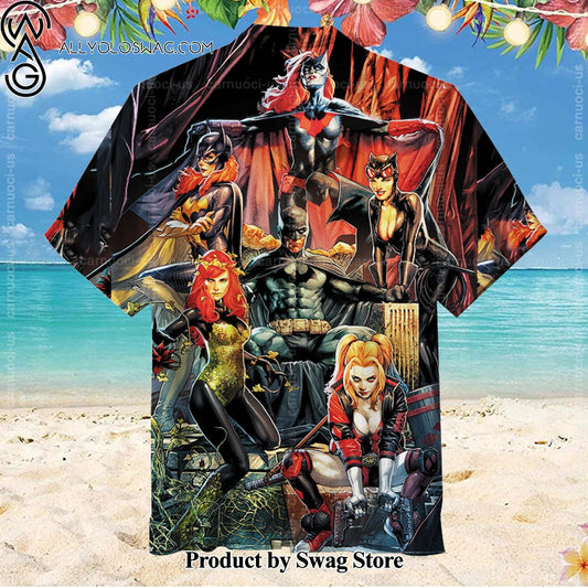 Batgirl Gender Neutral Hawaiian Shirt