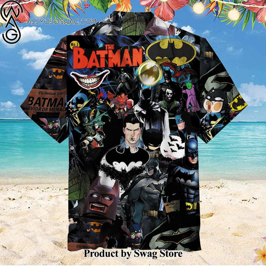 Batman Button-up Hawaiian Shirt