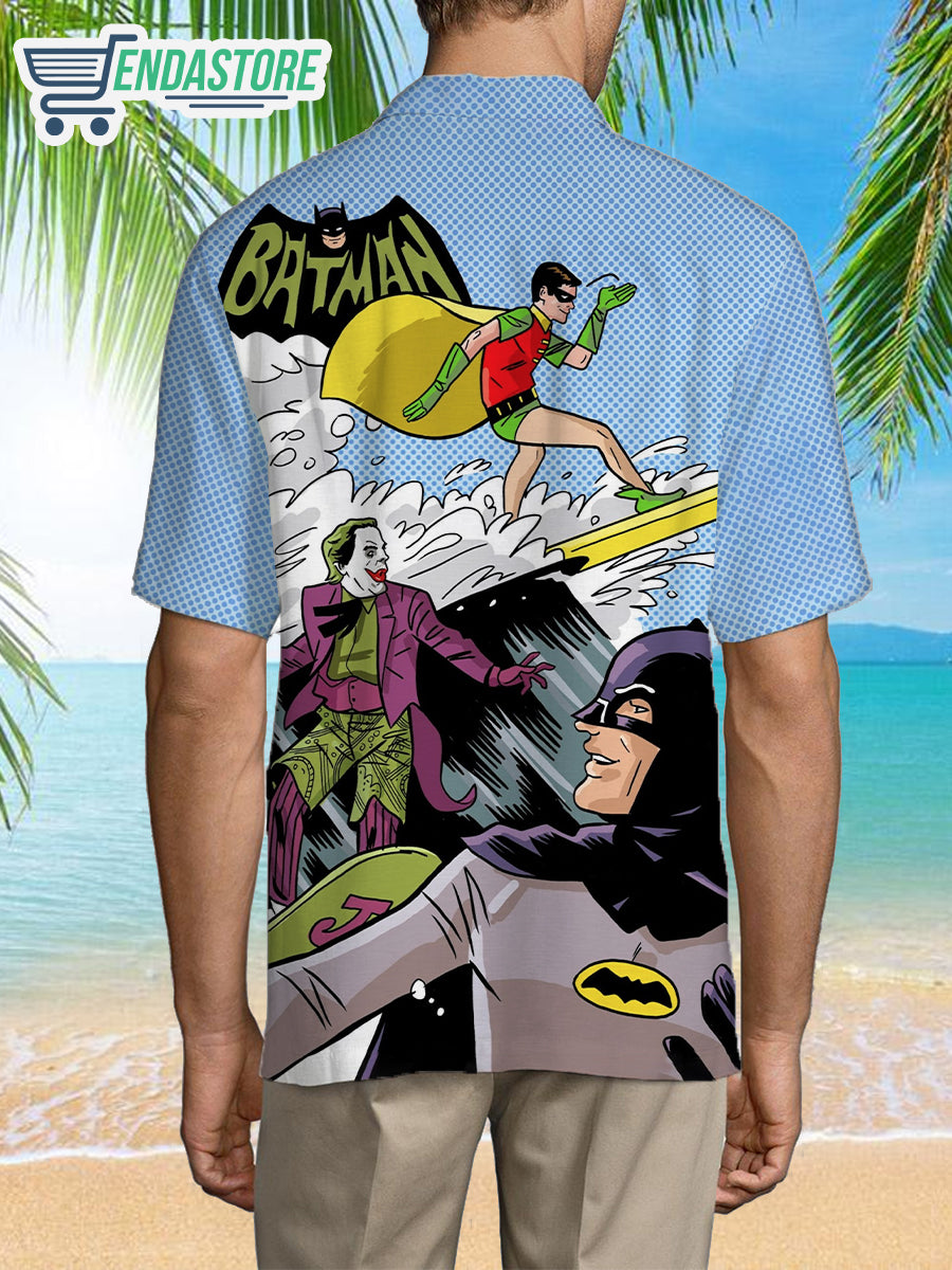 Batman Joker Surfing Summer 3D Hawaiian Shirt