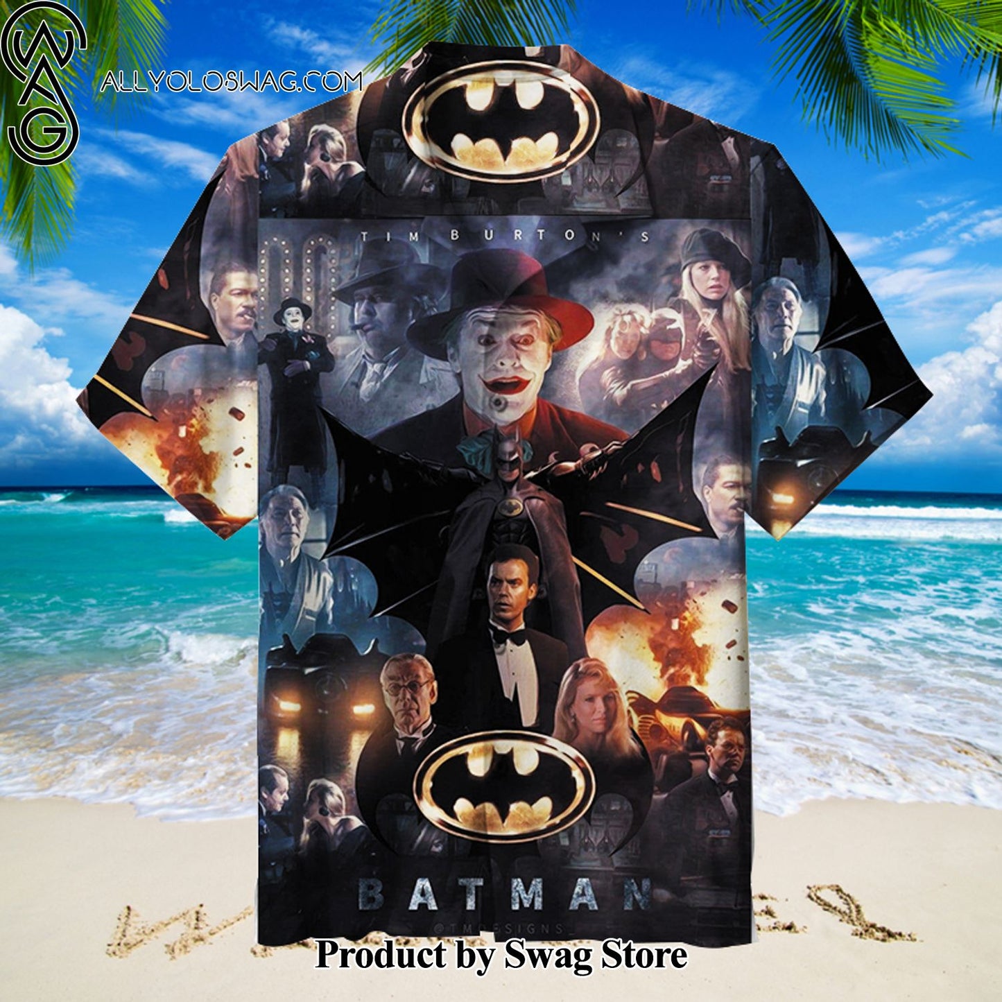 Batman Nostalgic 90s Hawaiian Shirt