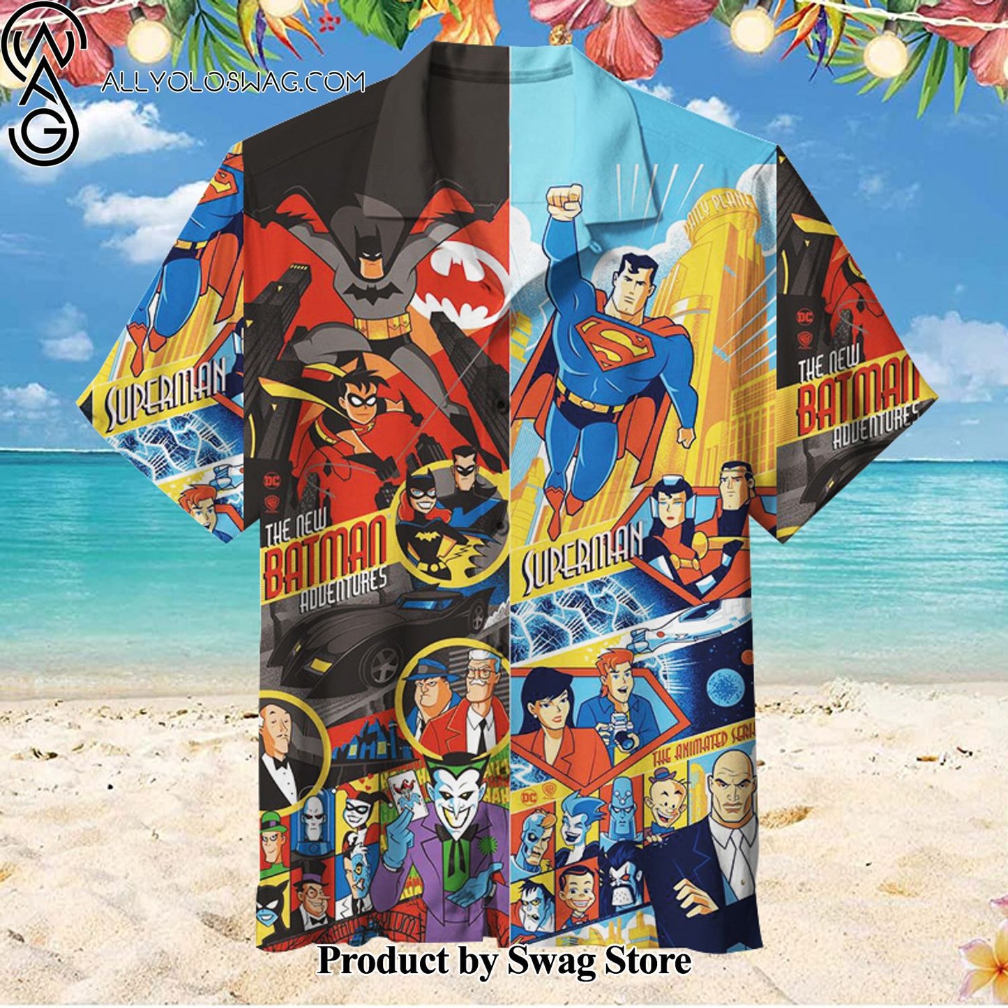Batman vs Superman Durable Hawaiian Shirt