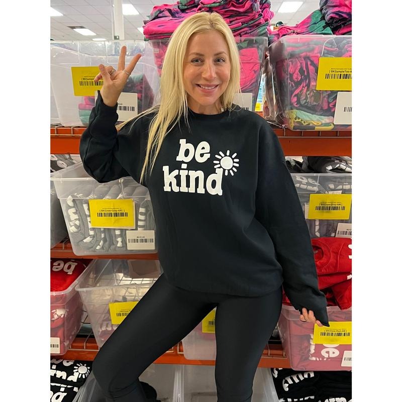Be Kind Black Sweatshirt T-Shirts, Hoodie | HypeCrazeTee.com