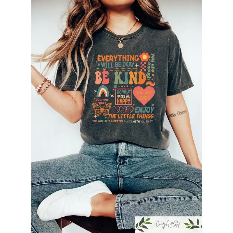 Be Kind Shirt, Mental Health Shirt, Kindness Shirt, Self Love Shirt, Mental Health Matters Shirt, Always Be Kind Shirt,...