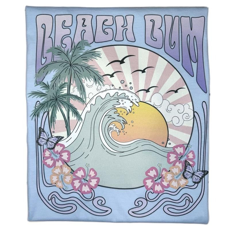 Beach Bum Graphic Tee, Summer Graphic Tee, Beach Bum T-Shirt Hoodie, Sweatshirt | HypeCrazeTee.com
