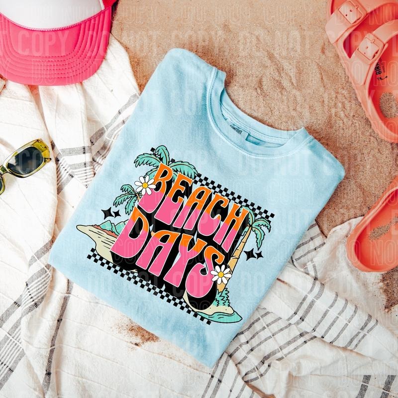 Beach Days DTF Transfers - THIS IS NOT A SHIRT Hoodie, Sweatshirt | HypeCrazeTee.com