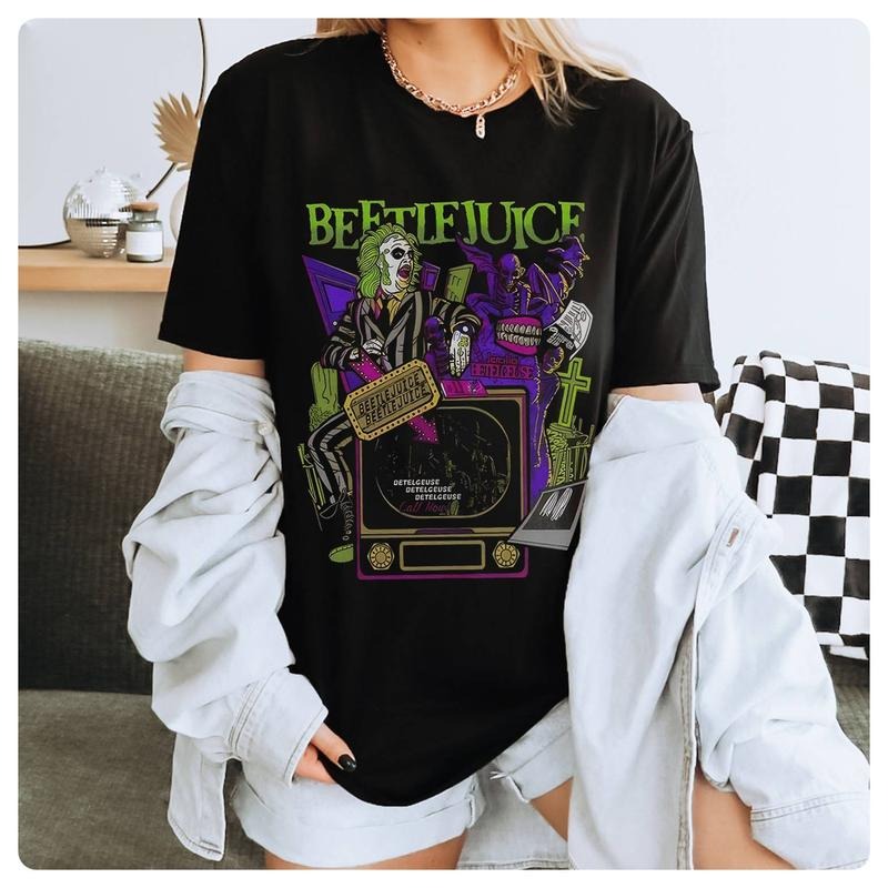 Beetlejuice 1988 Movie T shirt Beetlejuice Beetlejuice Shirt Beetlejuice Halloween Shirt Halloween Shirt Halloween Shirt...