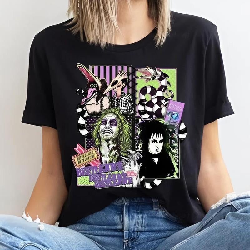 Beetlejuice 1988 Movie shirt, Vintage Horror Beetlejuice Shirt, Gift for Movie Lover Hoodie, Sweatshirt | HypeCrazeTee.com