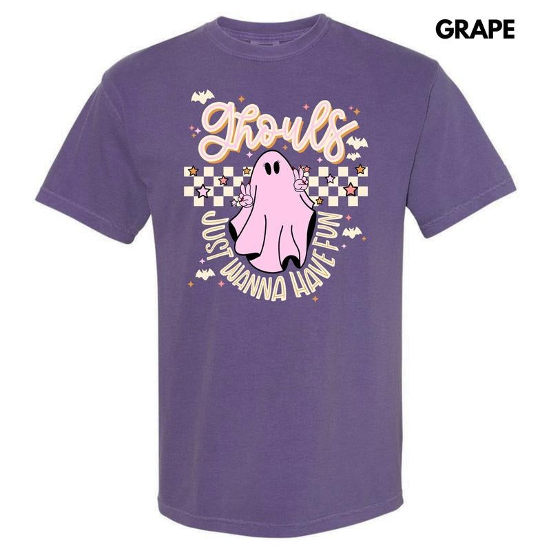 Beige Checker Ghouls Fun Comfort Colors T-Shirt 'NLB' Hoodie, Sweatshirt | HypeCrazeTee.com