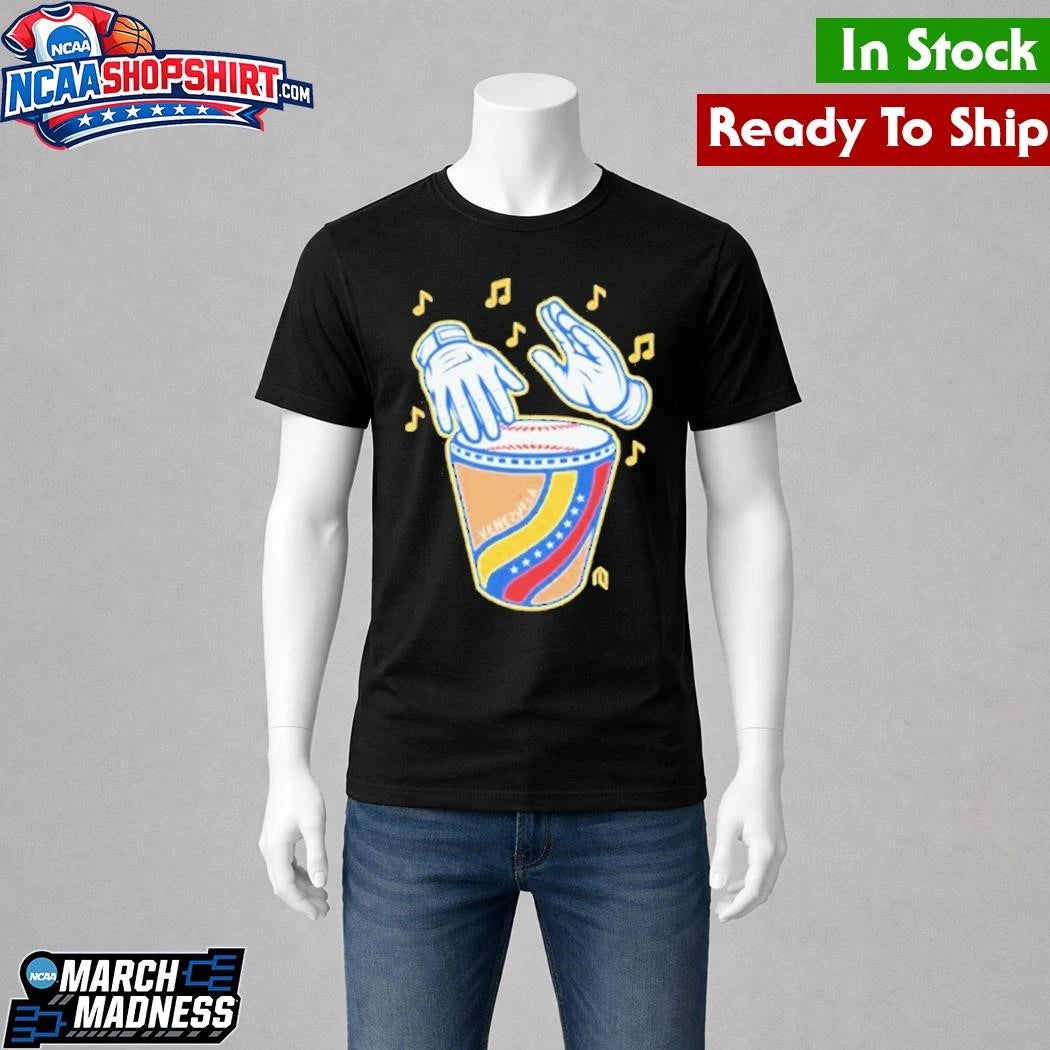 Beisbol Venezuela Tambor Beisbol Shirt