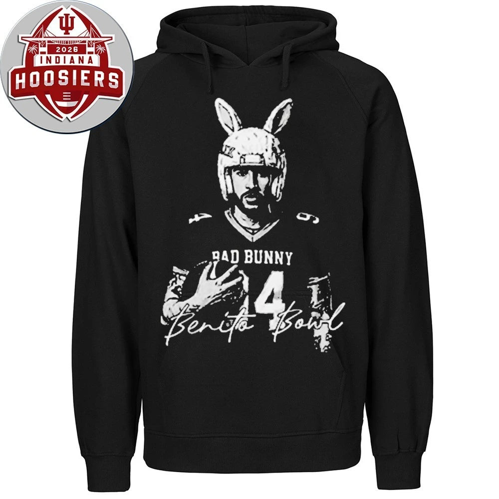 Benito Bowl Bad Bunny Football Signature T-Shirt