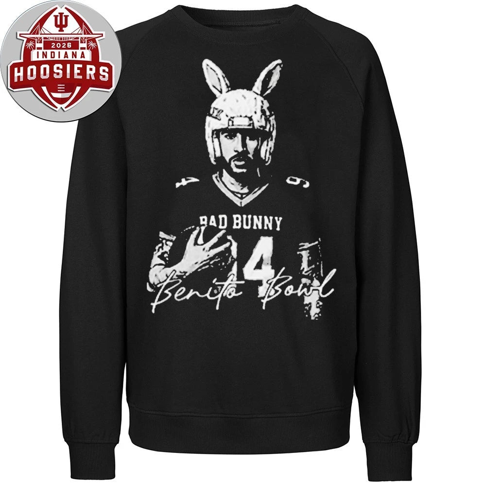 Benito Bowl Bad Bunny Football Signature T-Shirt