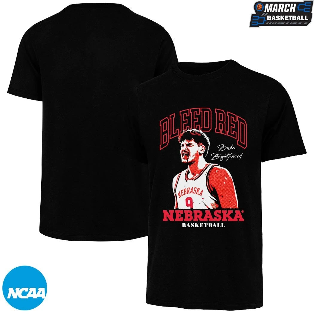 Berke Buyuktuncel Bleed Red Nebraska Cornhuskers T-shirts