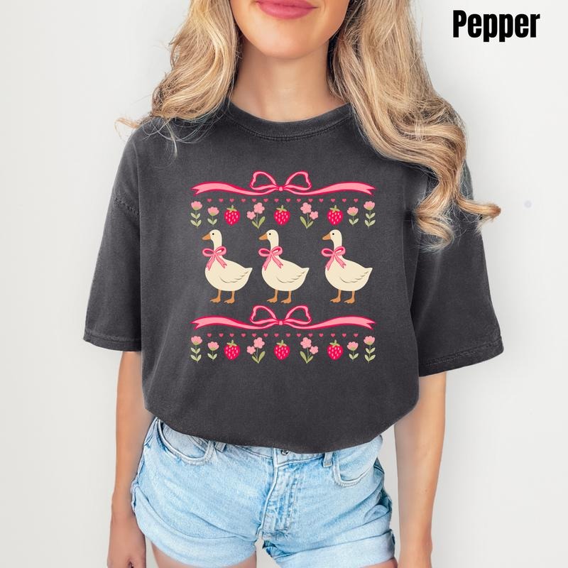 Berry Goose Trio Comfort Colors T-Shirt 'NLB' Hoodie, Sweatshirt | HypeCrazeTee.com