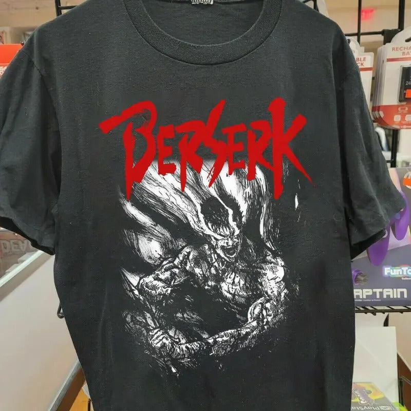 Berserk Shirt, Berserk Anime Manga Shirt, Graphic Tee Hoodie, Sweatshirt | HypeCrazeTee.com