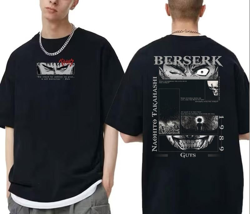 Berserker Armor Guts Anime Tee Hoodie Sweatshirt All Sizes Gym Top Berserk Vengeance Cotton Shirt Sweatshirt, Hoodie,...