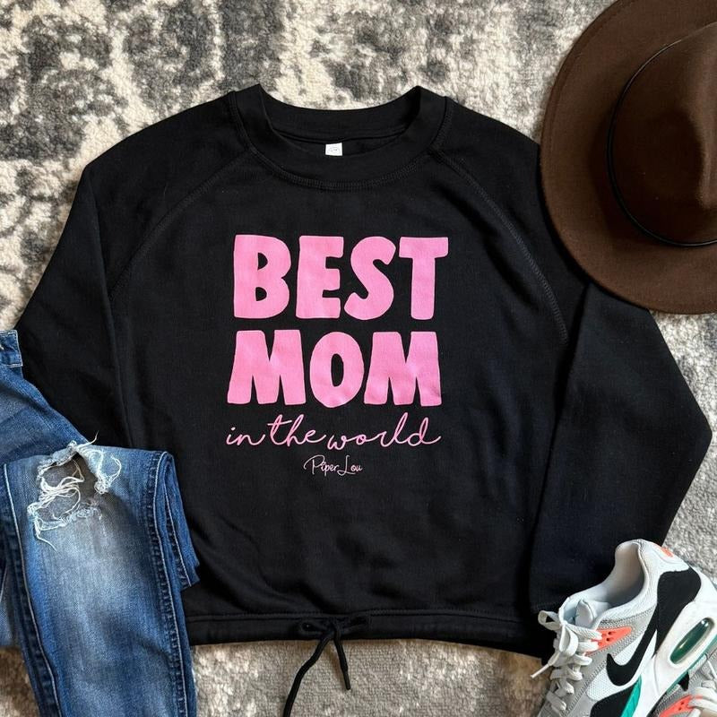 Best Mom In The World Color Premium Boxy Sweatshirt T-Shirts, Hoodie | HypeCrazeTee.com