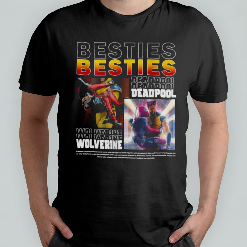Besties Deadpool Wolverine Shirt