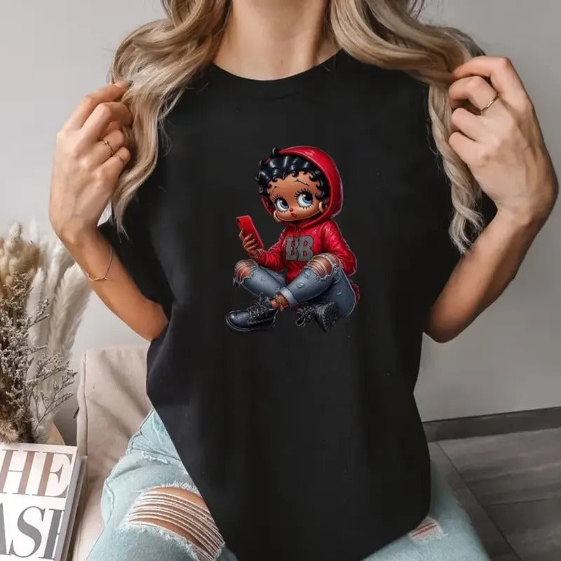 Betty B00p Shirt, Betty B00p Tee, Black Betty B0op, Streetwear Shirt, Gift For Fan, Trending Shirt, Viral Tee, Trendy...