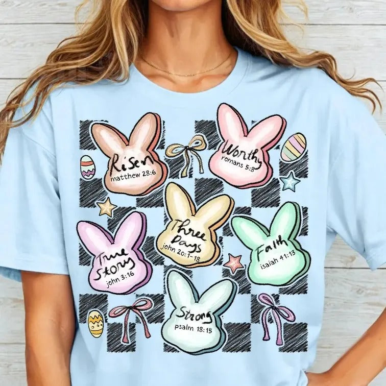 Bible Verse Bunnies DTF Transfers - THIS IS NOT A SHIRT Hoodie, Sweatshirt | HypeCrazeTee.com