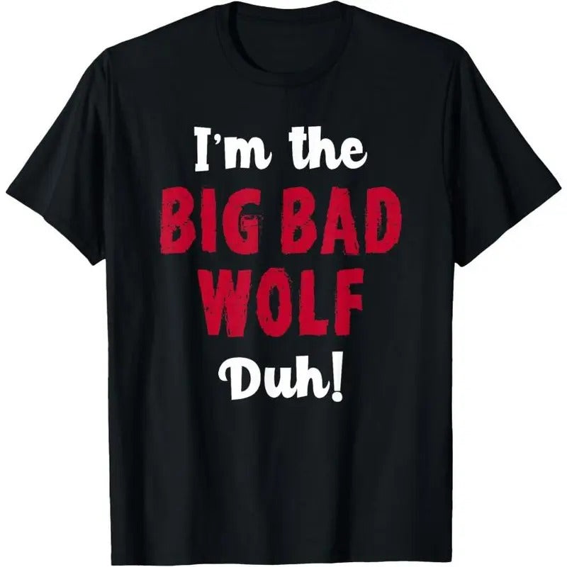 Big Bad Wolf Costume Shirt Halloween - Duh! Funny T-Shirt Hoodie, Sweatshirt | HypeCrazeTee.com