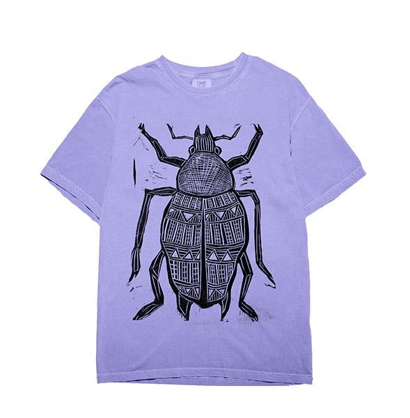 Big Beetle  Woodblock Hand-Printed T-Shirt Cotton Menswear Streetwear Graphics Hoodie, Sweatshirt | HypeCrazeTee.com