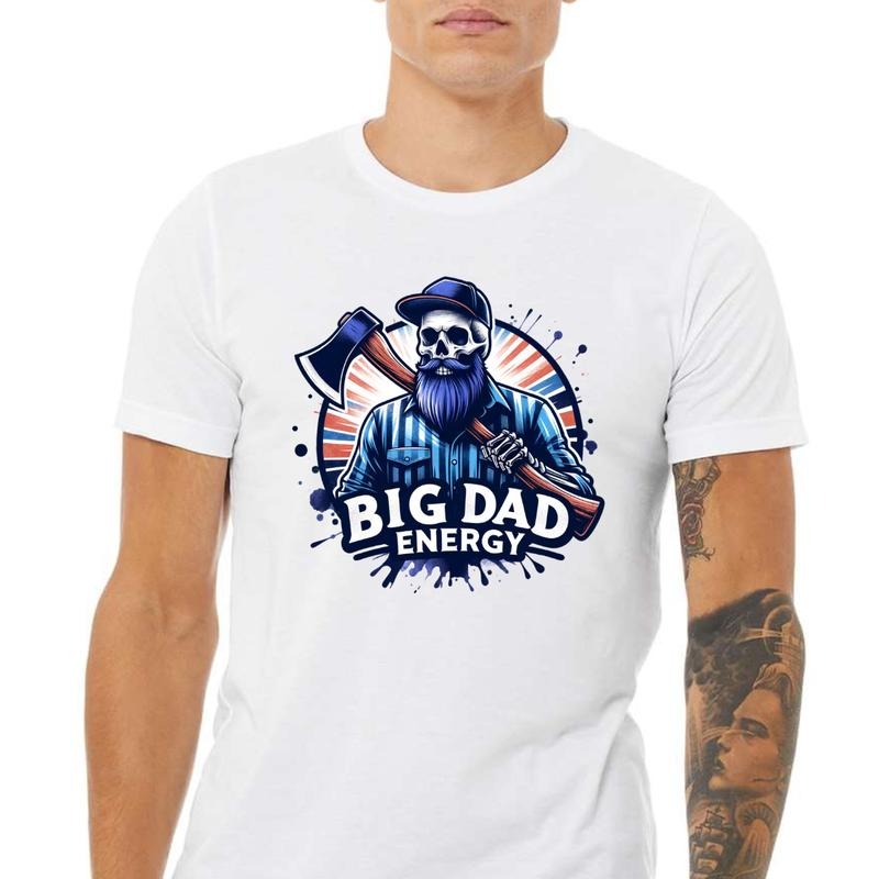 Big Dad Energy Shirt, Gift For Dads, Dad Funny Tee, Father's Day T-shirt, Shirt for Dad Hoodie, Sweatshirt | HypeCrazeTee.com