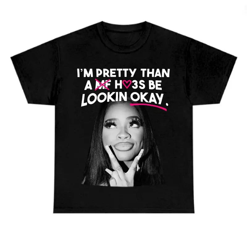 Big Face JT Okay Black Tee Gift Shirt - Men's T-Shirt - Classic Hoodie, Sweatshirt | HypeCrazeTee.com