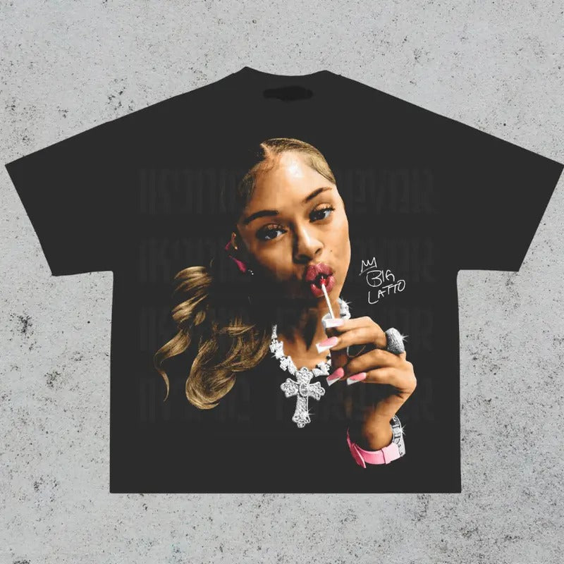 Big Face Lattooo T Shirt, Gift Shirt, Lattoo Tee Hoodie, Sweatshirt | HypeCrazeTee.com