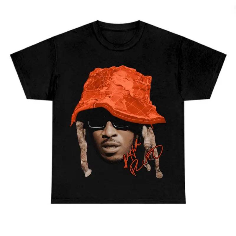 Big Face Orange Future Cute Graphic Black Shirt Hoodie, Sweatshirt | HypeCrazeTee.com