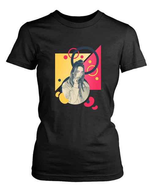 Billie Eilish Music Graphic Women's T-Shirt Tee