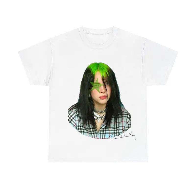 Billieee Green Star Shirt, Tour 2025 Fan Tee Hoodie, Sweatshirt | HypeCrazeTee.com