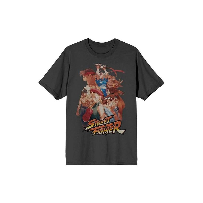 Bioworld Men's Street Fighter Characters Anime T-Shirt - Multicolor Hoodie, Sweatshirt | HypeCrazeTee.com